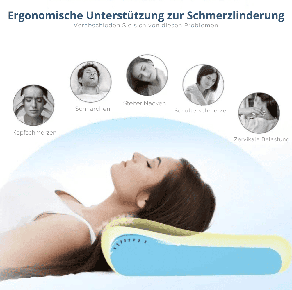 TraumSchlaf OrthoMemory – Orthopädisches Nackenstützkissen